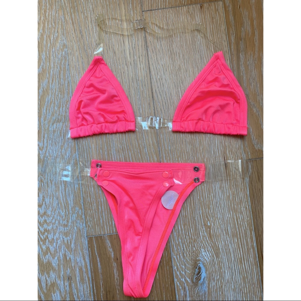 Girls On Swim x Revolve Bikini w. Clear Straps
